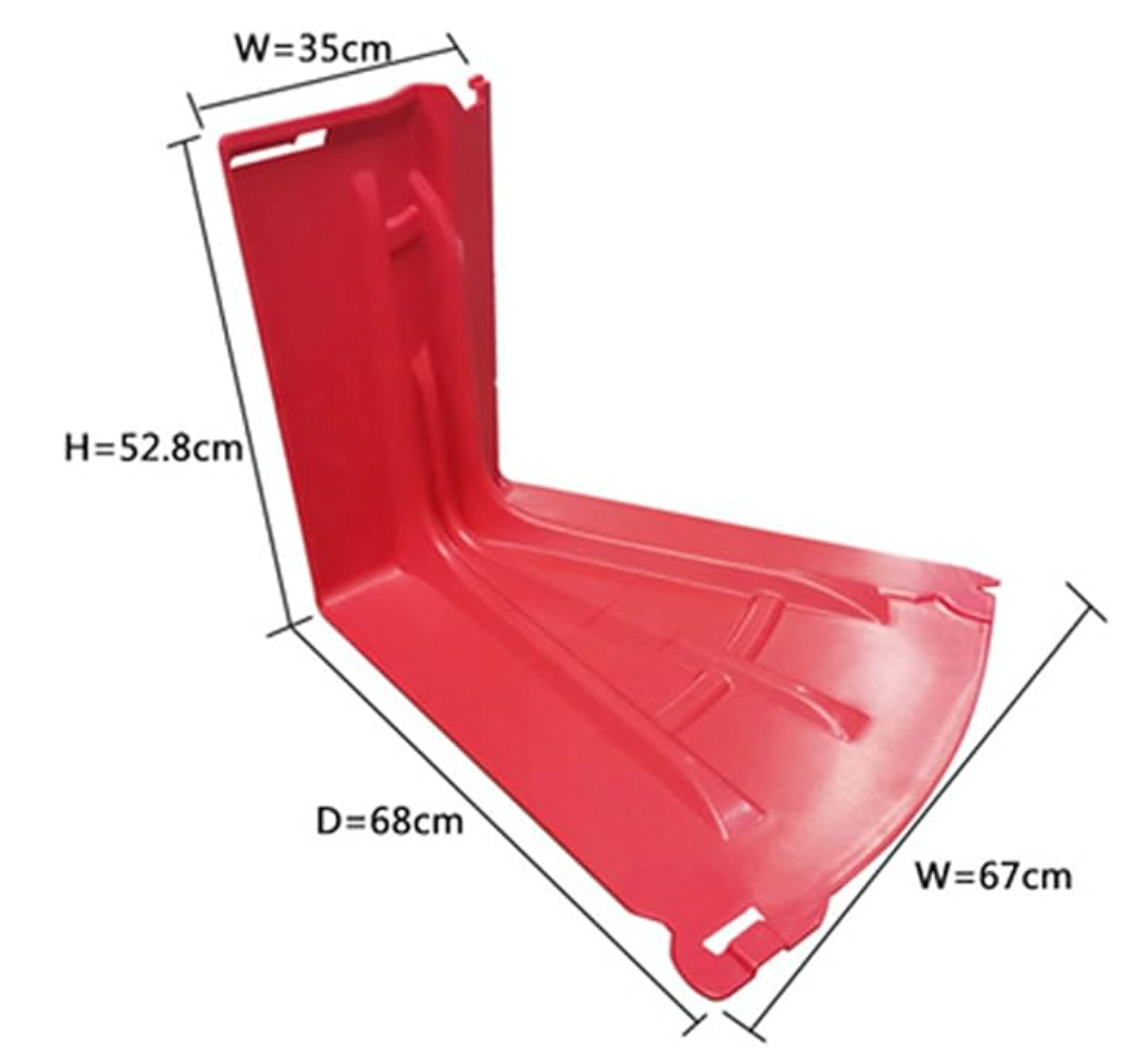 Elemento curva interna 30°